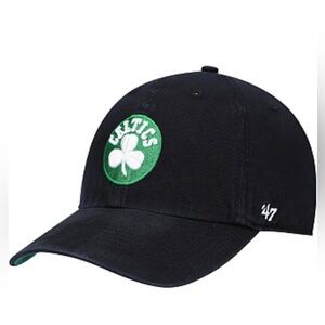 BOSTON CELTICS 'Hat 47 CLEAN UP Black Baseball Cap FAST SHIPPING